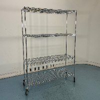 6' Portable Wire Shelving Unit image 1